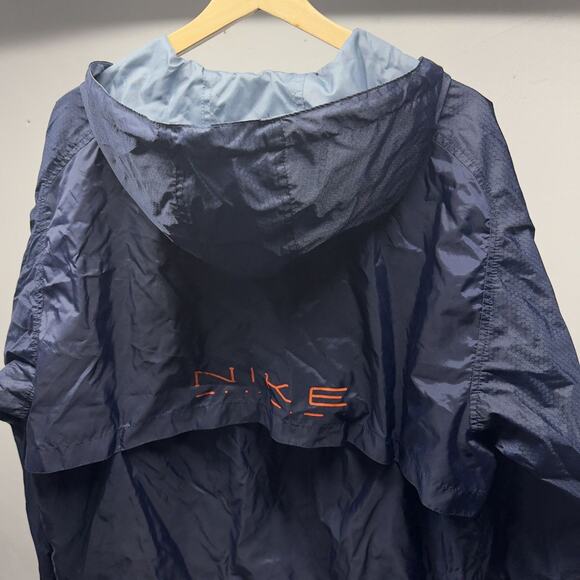 Vintage Nike Half Zip Windbreaker Anorak Navy Blue Size Large - Picture 6 of 7